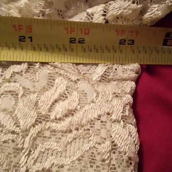 Emma James By Liz Claiborne Company Lace Pale Olive Blouse - Size XL - Picture 6 of 6